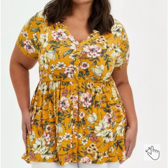 Soft Blouse (Torrid) - Picture 2 of 7